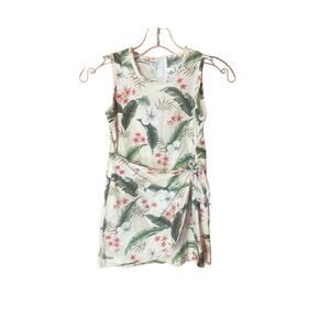 KY'S Made in Hawaii Girl's Cotton Faux Wrap Dress Sz 8